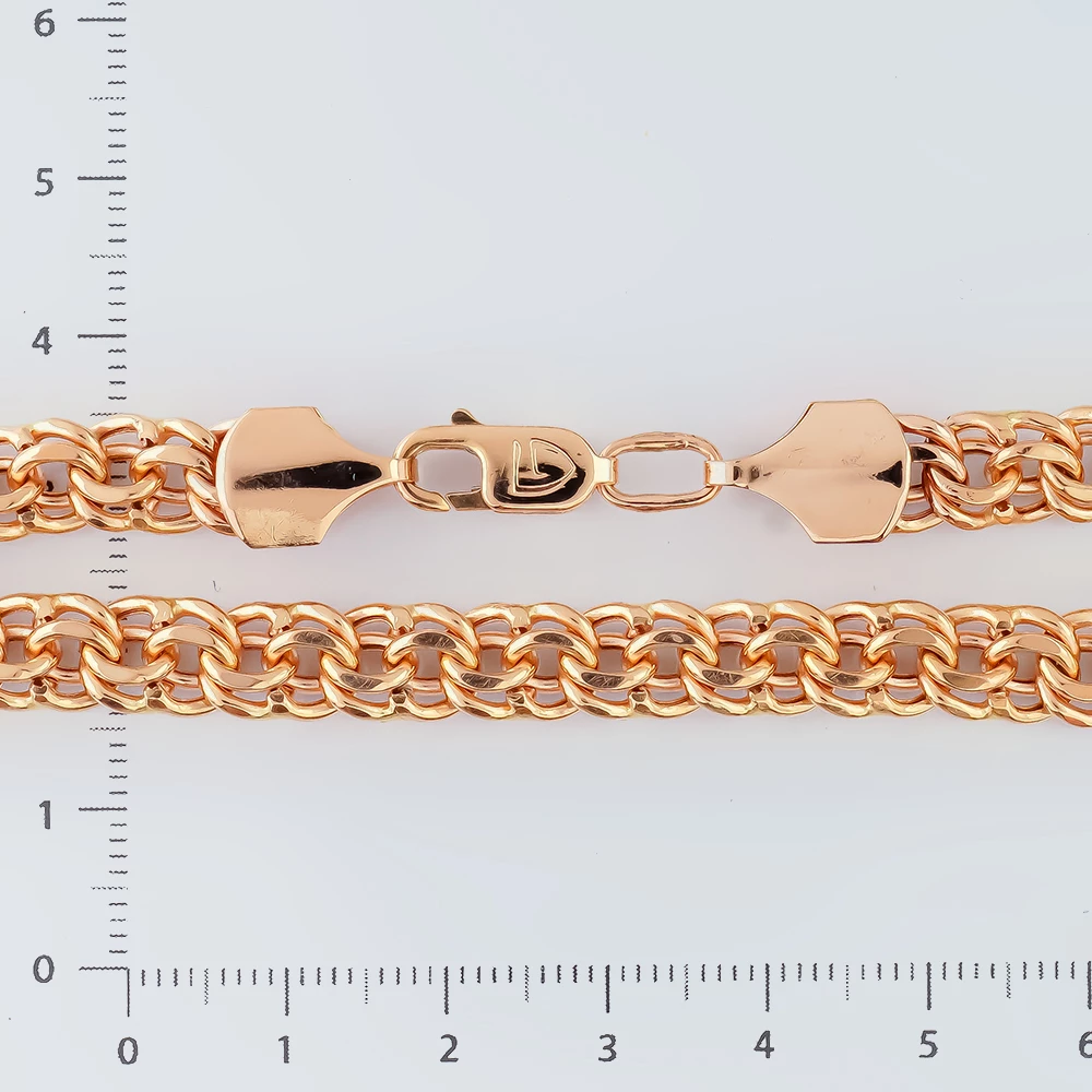 Браслет из красного золота 585 пробы