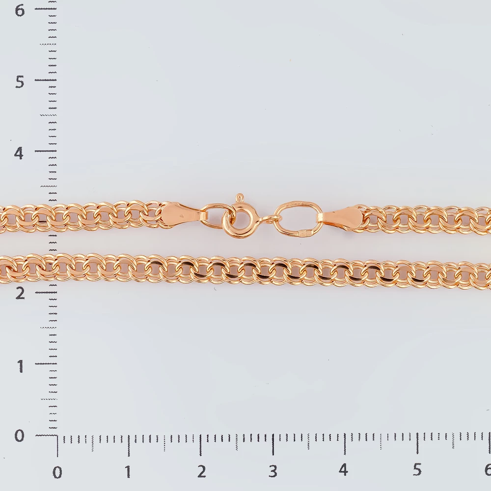 Браслет из красного золота 585 пробы