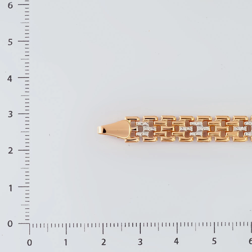 Браслет из красного золота 585 пробы