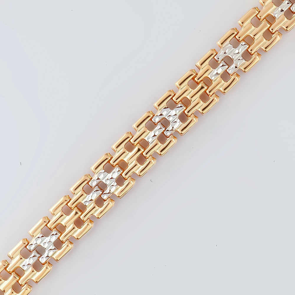 Браслет из красного золота 585 пробы