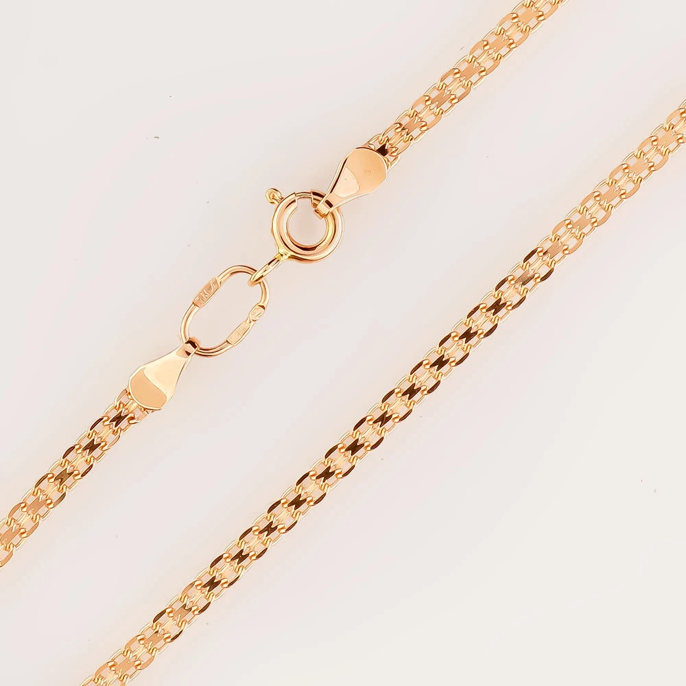 Браслет из красного золота 585 пробы