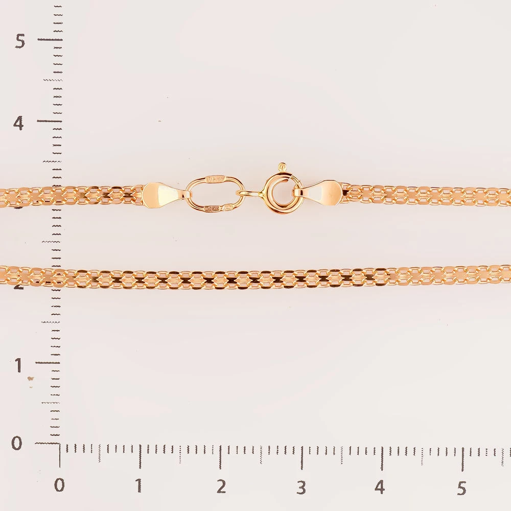 Браслет из красного золота 585 пробы