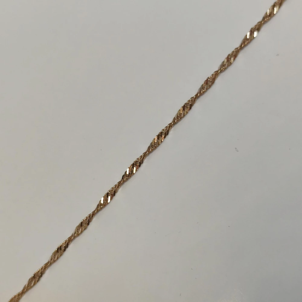 Браслет из красного золота 585 пробы