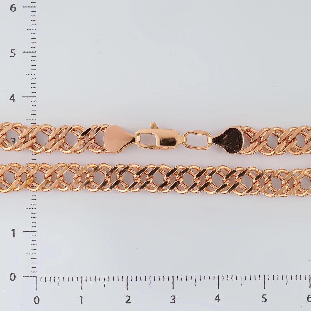 Браслет из красного золота 585 пробы