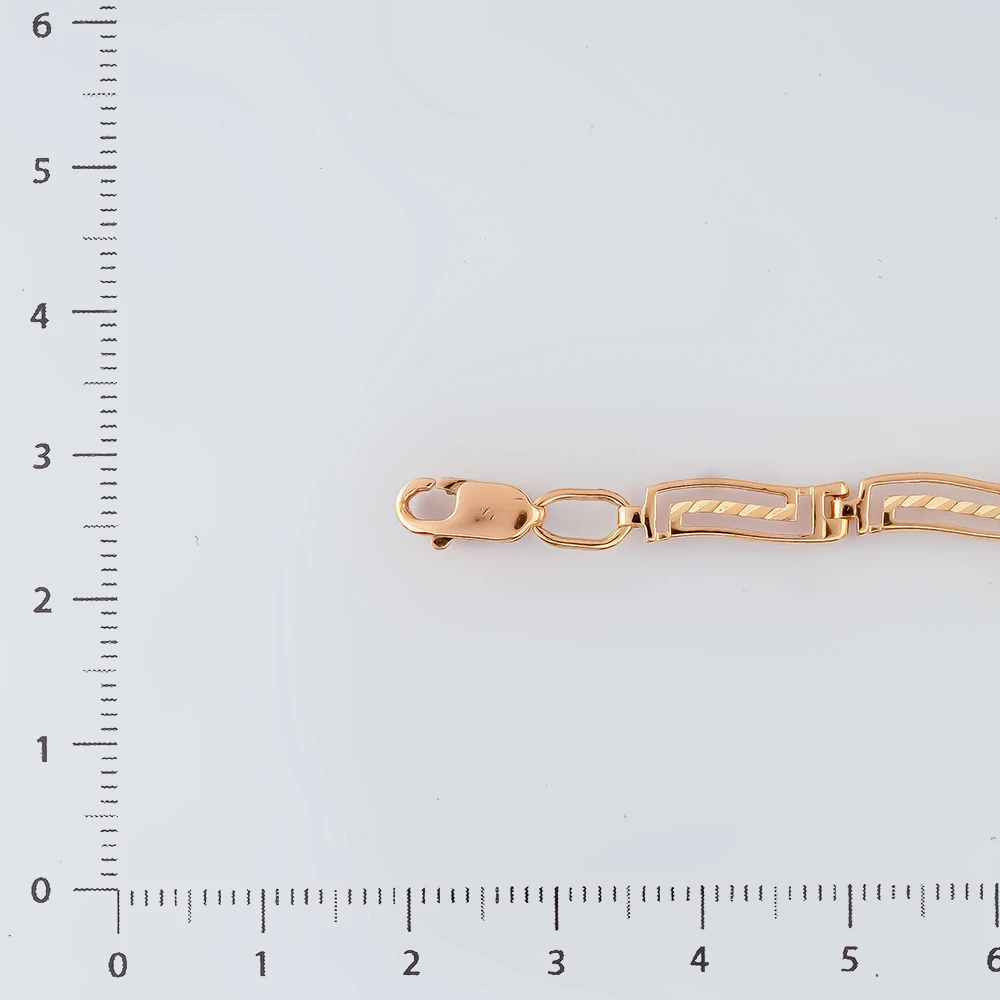 Браслет из красного золота 585 пробы