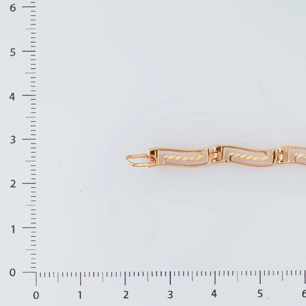 Браслет из красного золота 585 пробы