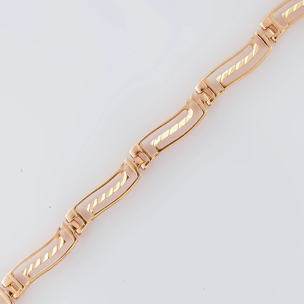 Браслет из красного золота 585 пробы