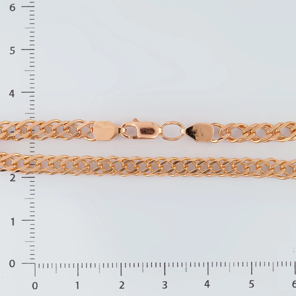 Браслет из красного золота 585 пробы