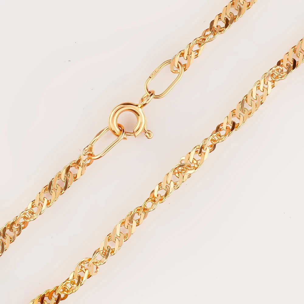 Браслет из красного золота 585 пробы