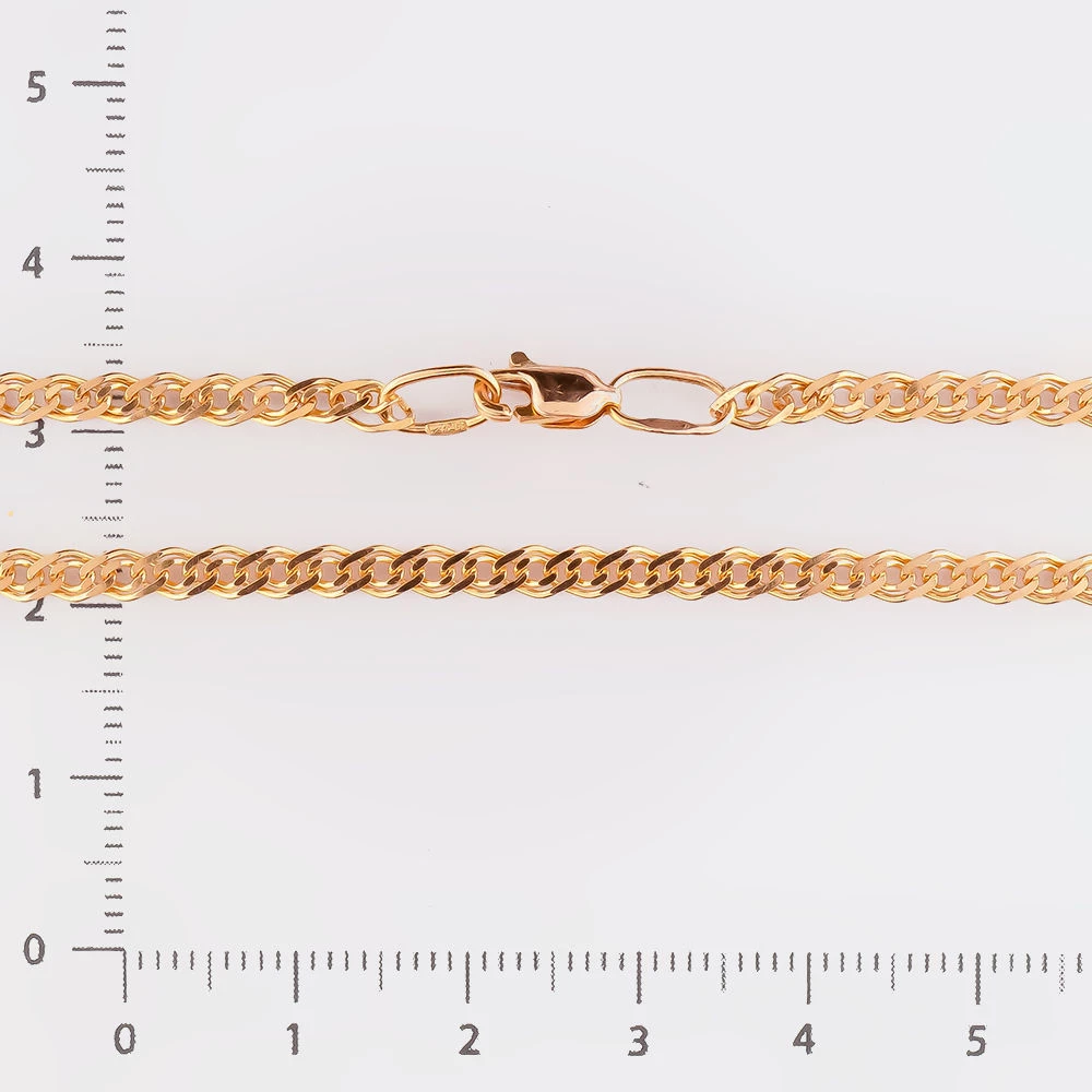 Браслет из красного золота 585 пробы