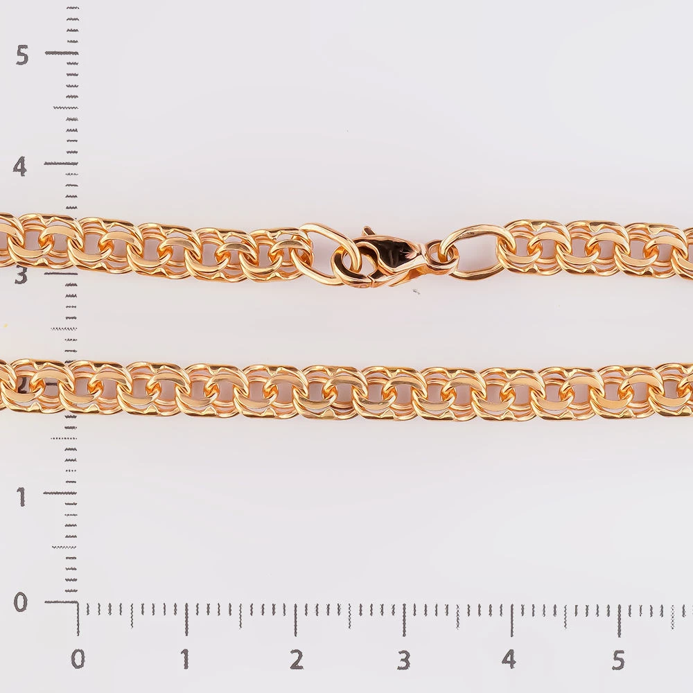 Браслет из красного золота 585 пробы