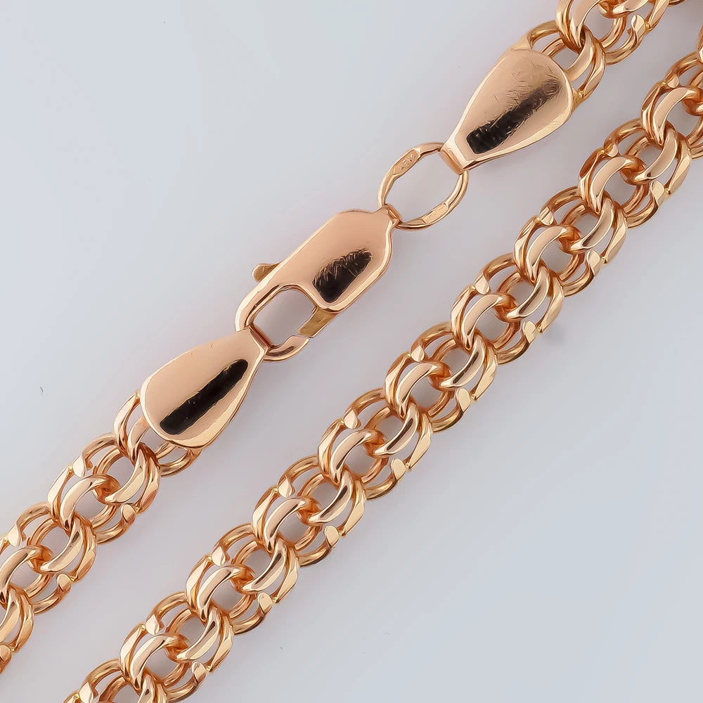 Браслет из красного золота 585 пробы