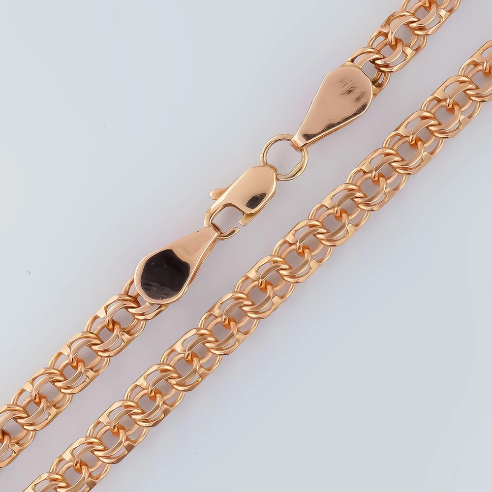 Браслет из красного золота 585 пробы