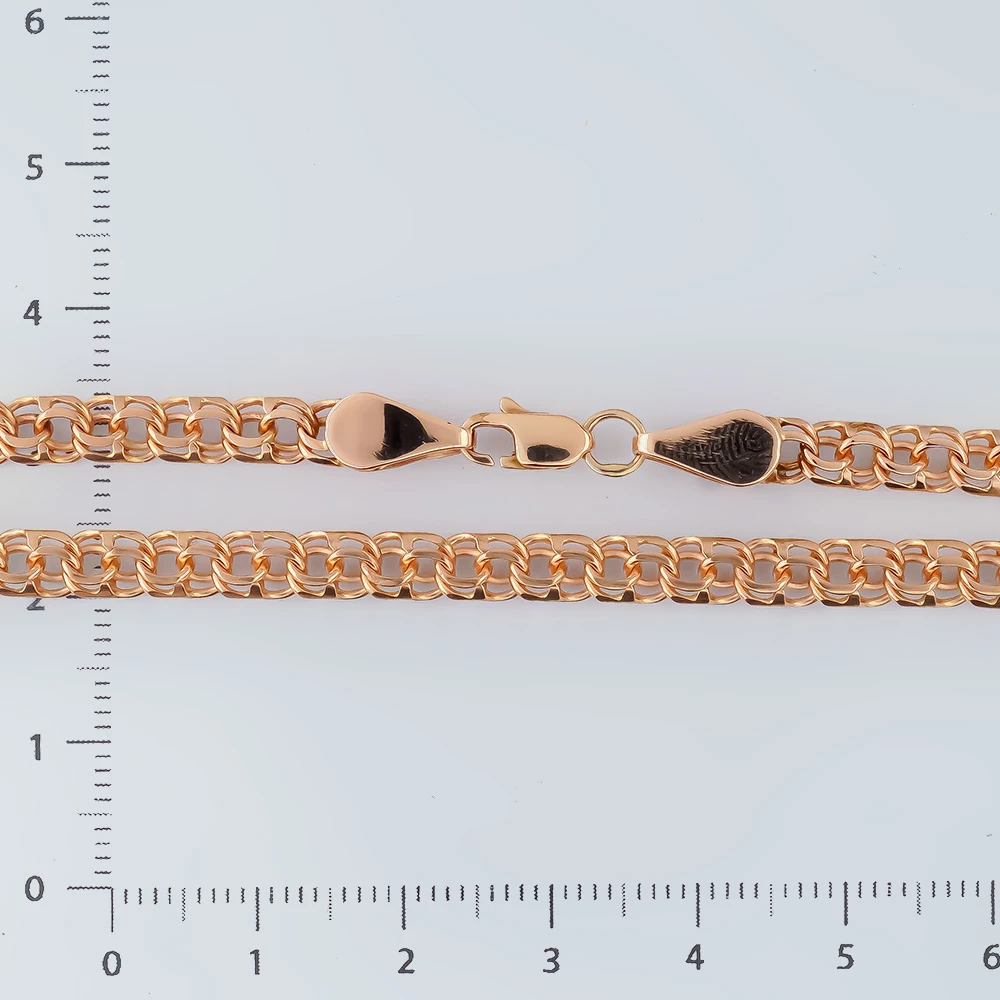 Браслет из красного золота 585 пробы