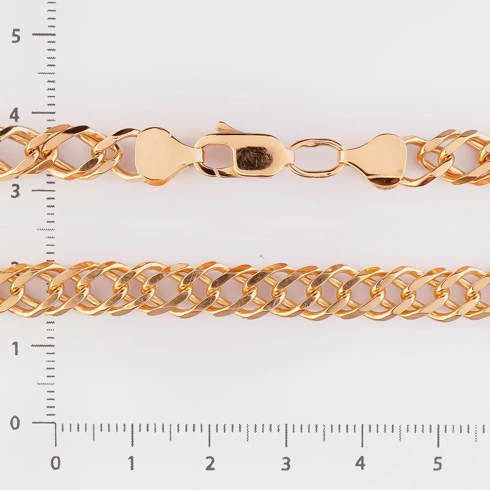 Браслет из красного золота 585 пробы