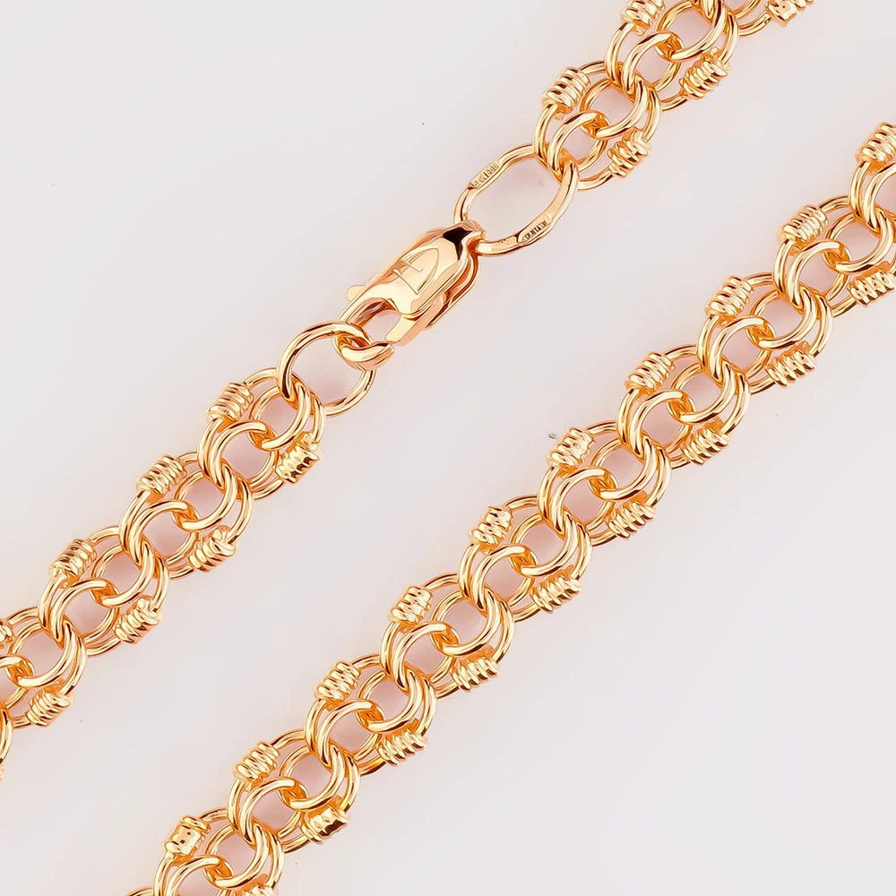 Браслет из красного золота 585 пробы