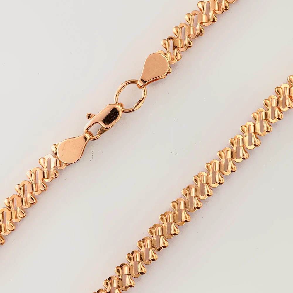 Браслет из красного золота 585 пробы