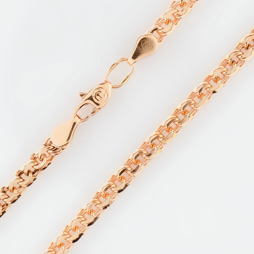 Браслет из красного золота 585 пробы