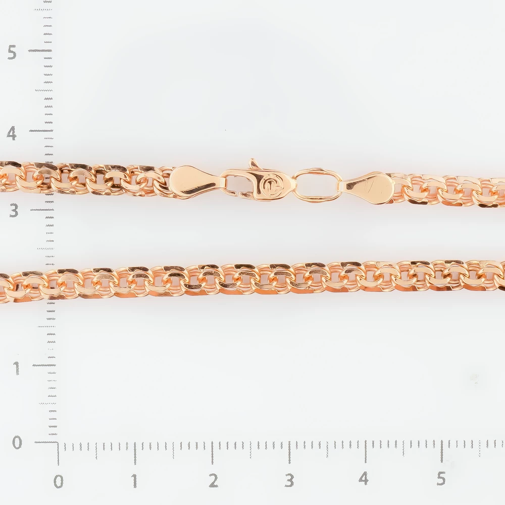 Браслет из красного золота 585 пробы