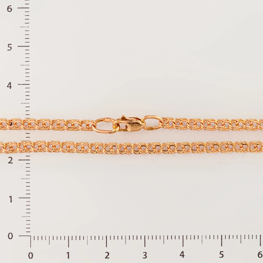 Браслет из красного золота 585 пробы