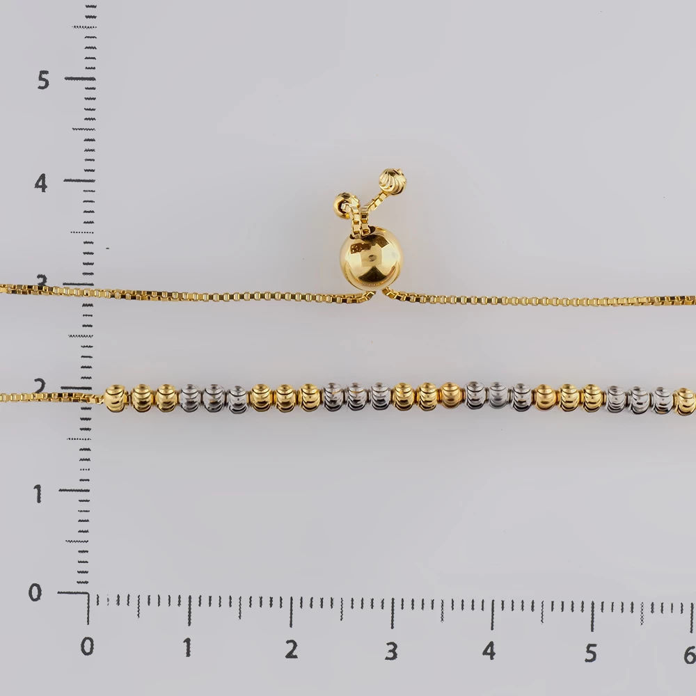 Браслет из желтого золота 585 пробы