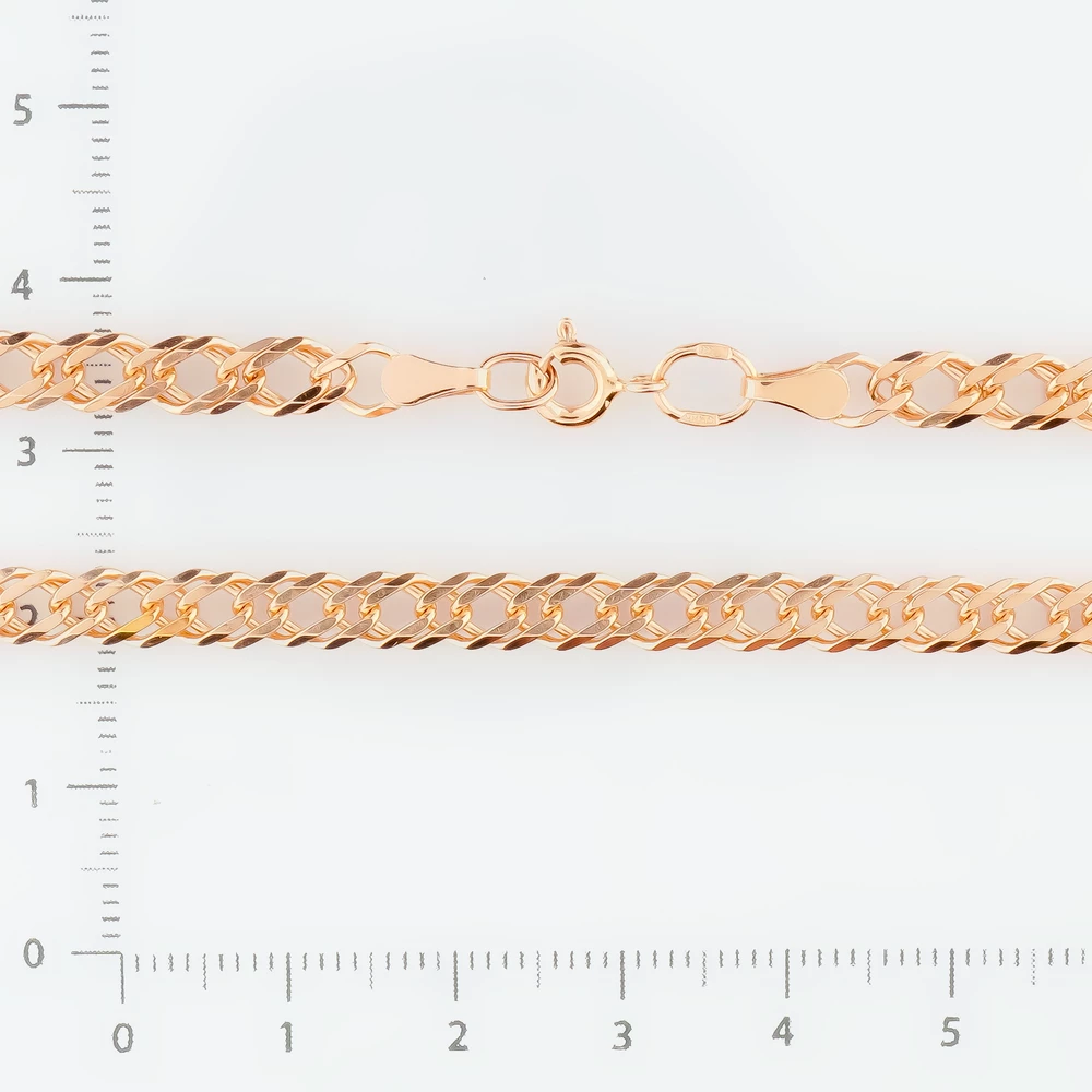 Браслет из красного золота 585 пробы