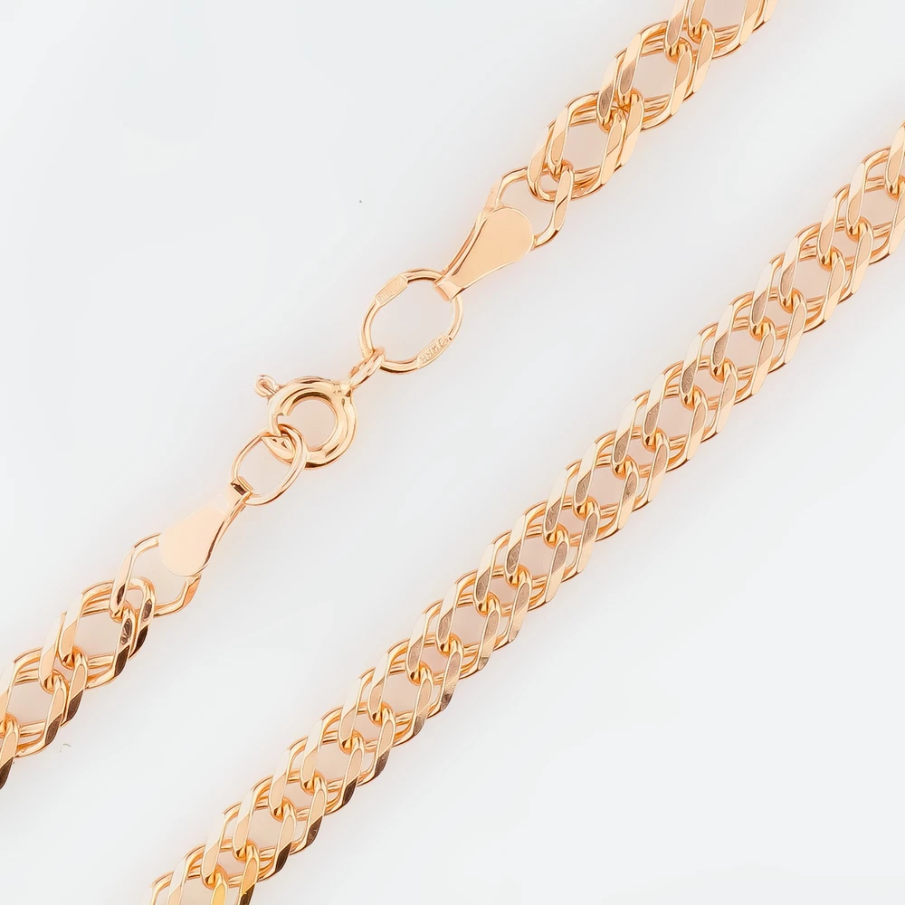 Браслет из красного золота 585 пробы