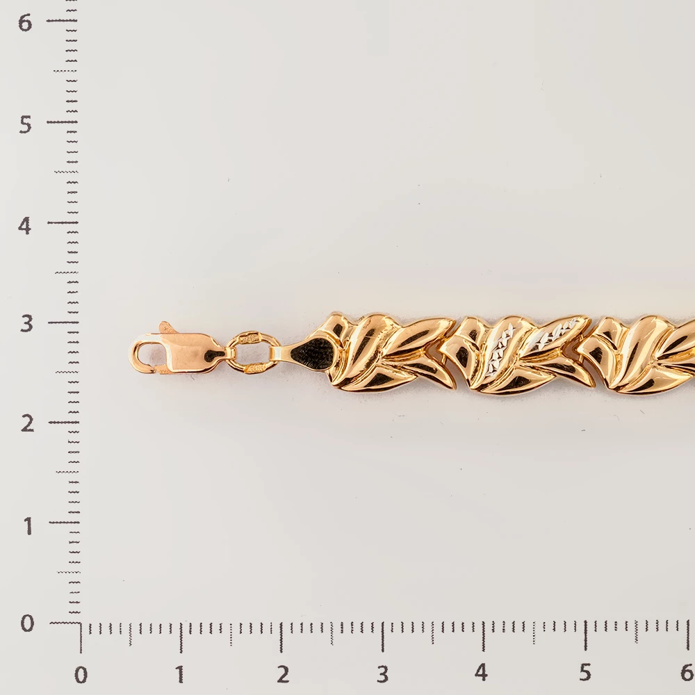 Браслет из красного золота 585 пробы