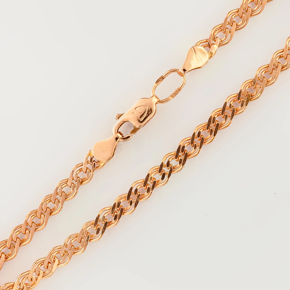 Браслет из красного золота 375 пробы