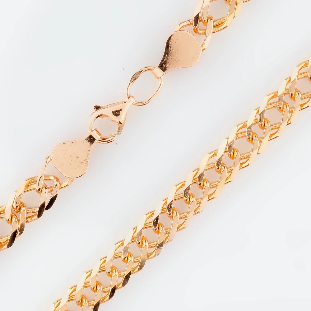 Браслет из красного золота 585 пробы