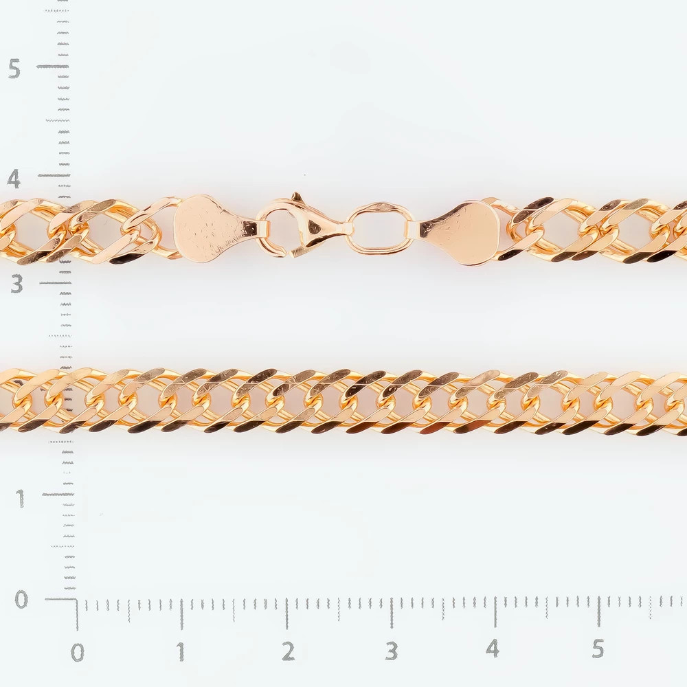 Браслет из красного золота 585 пробы