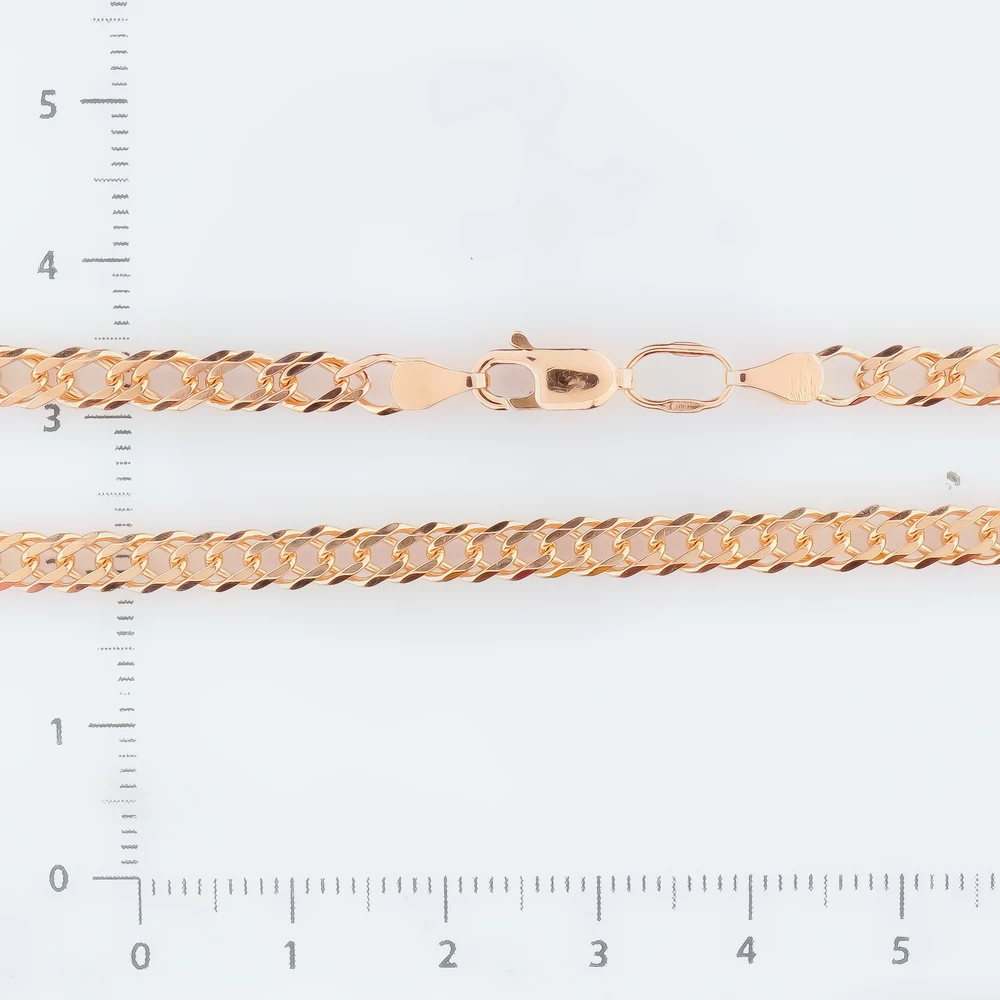 Браслет из красного золота 585 пробы