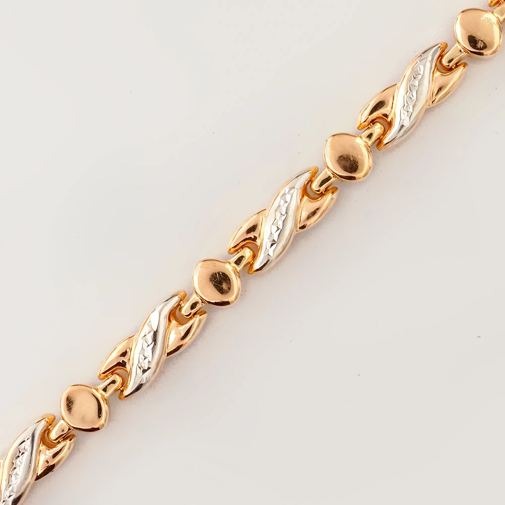 Браслет из красного золота 585 пробы