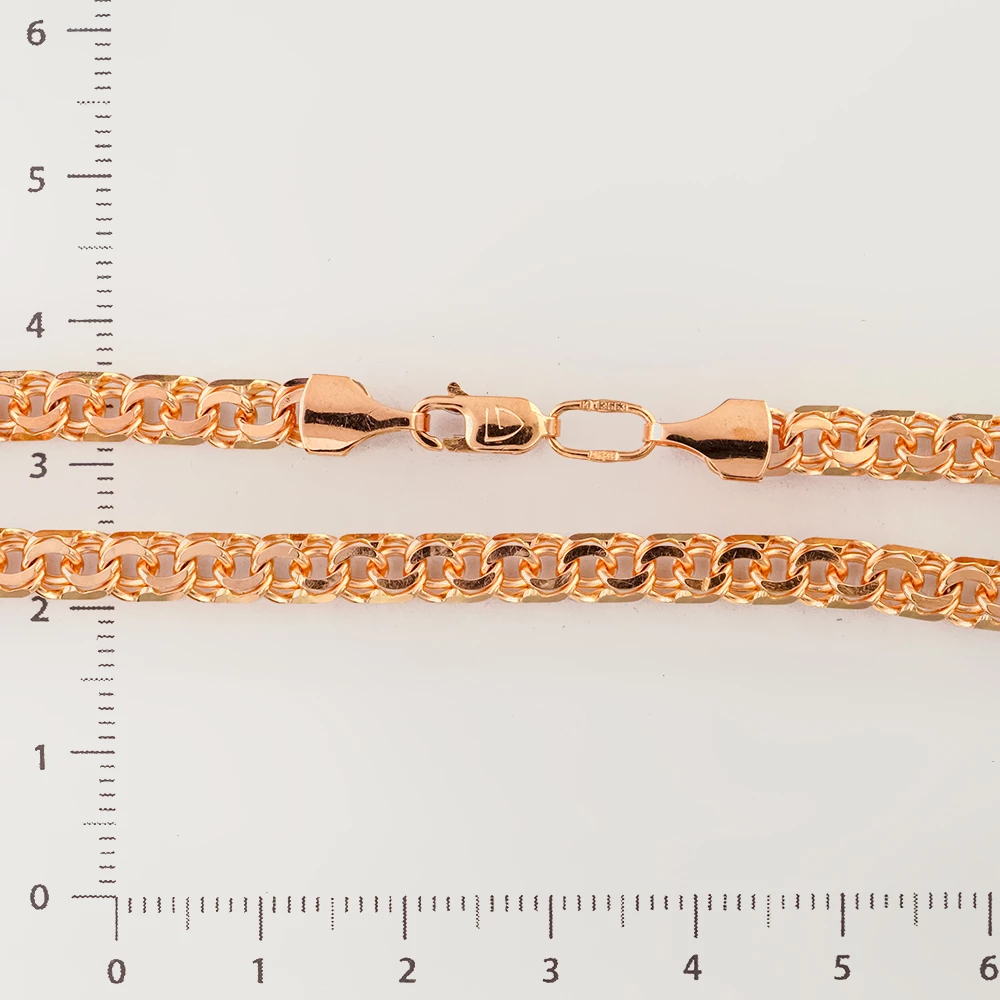 Браслет из красного золота 585 пробы