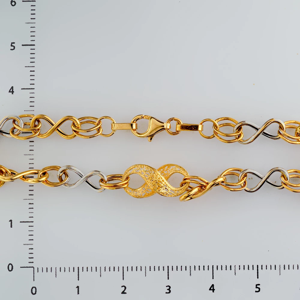 Браслет из желтого золота 750 пробы