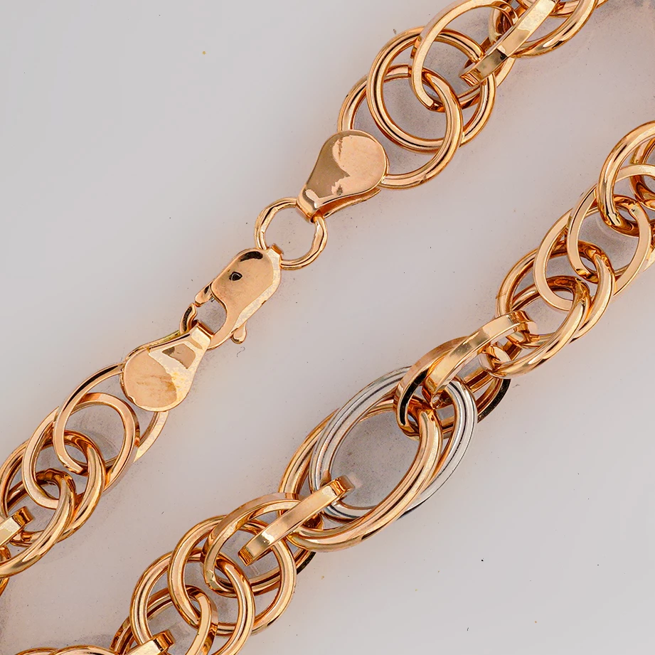 Браслет из красного золота 585 пробы