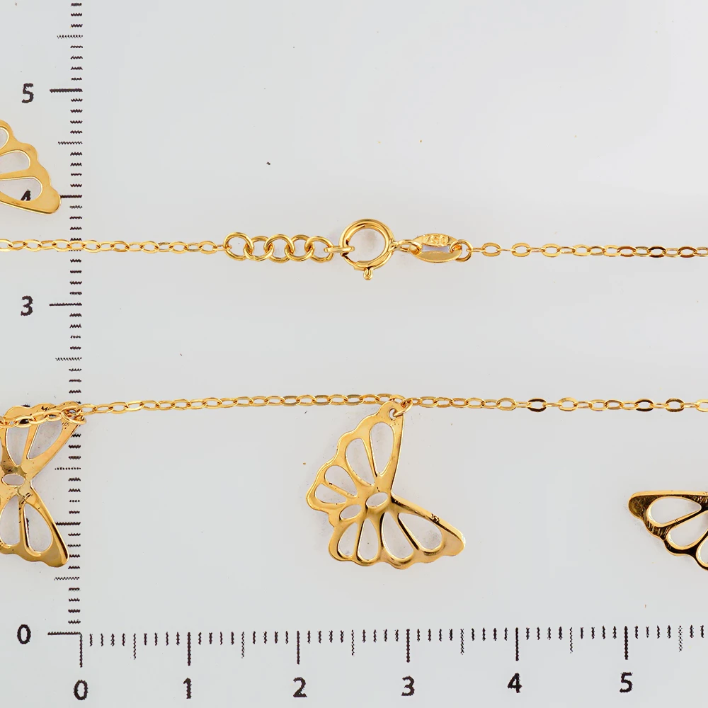 Браслет из желтого золота 750 пробы