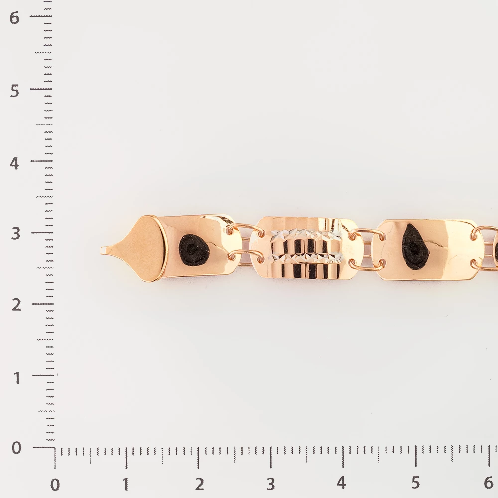 Браслет из красного золота 585 пробы