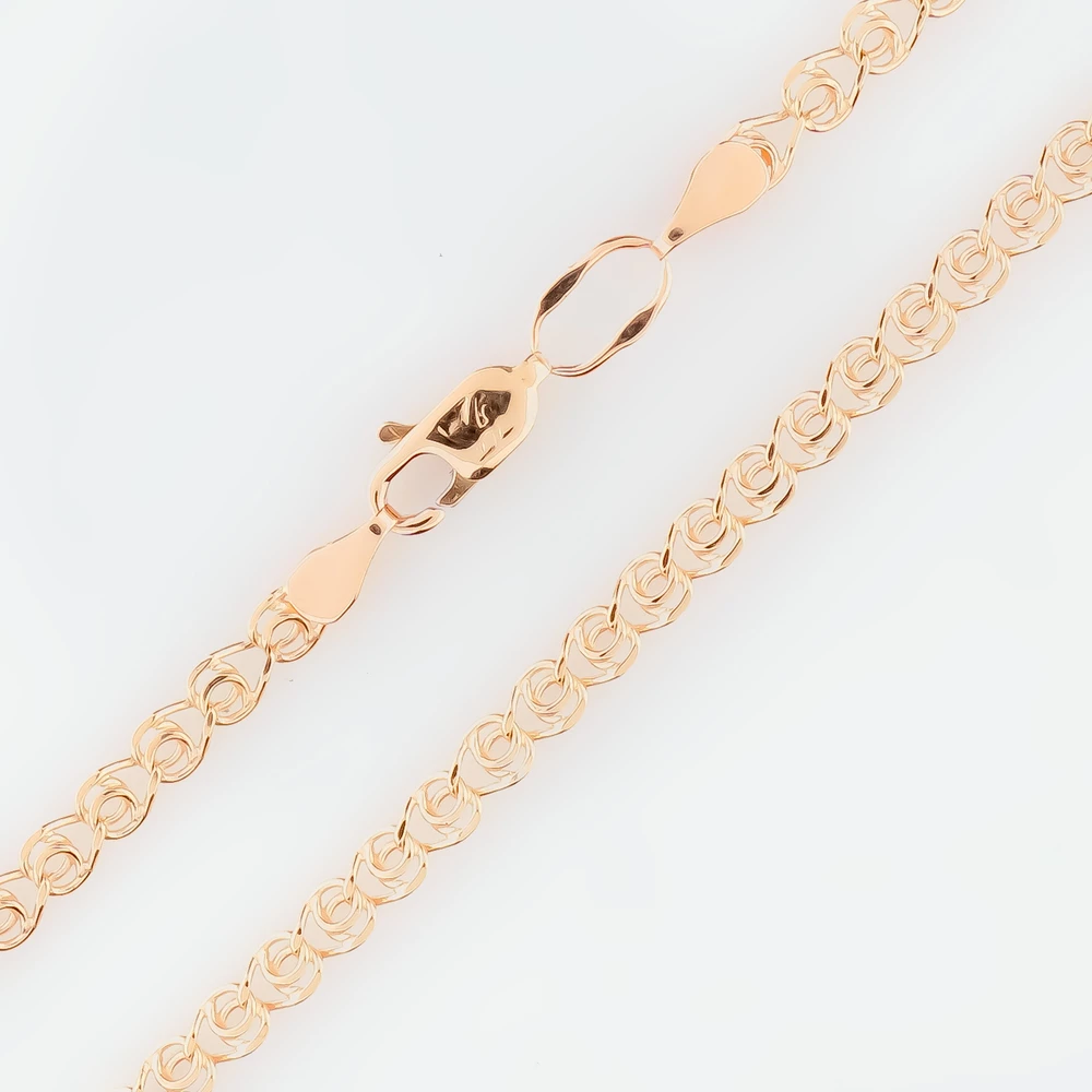 Браслет из красного золота 585 пробы