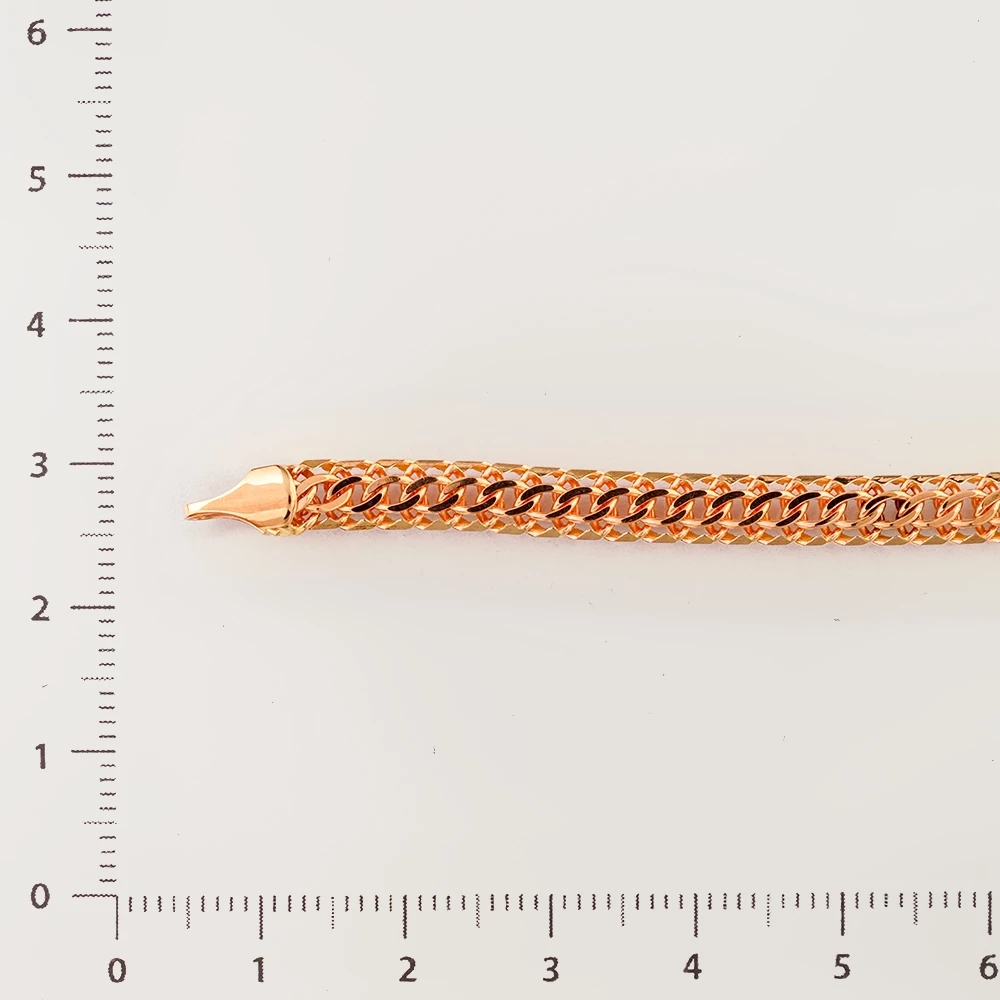 Браслет из красного золота 585 пробы