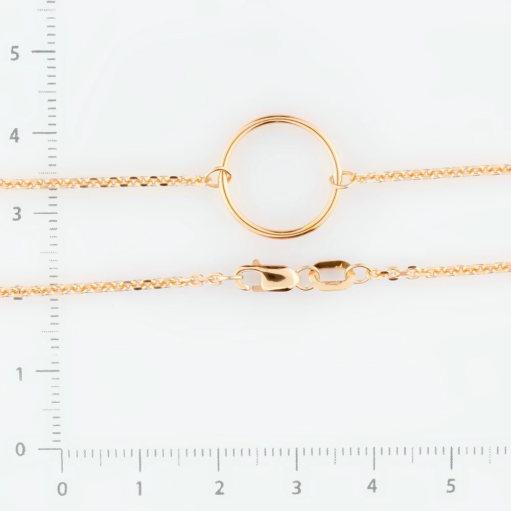 Браслет из красного золота 585 пробы