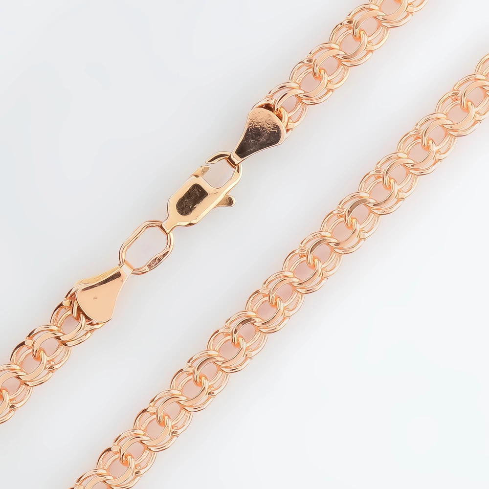 Браслет из красного золота 585 пробы