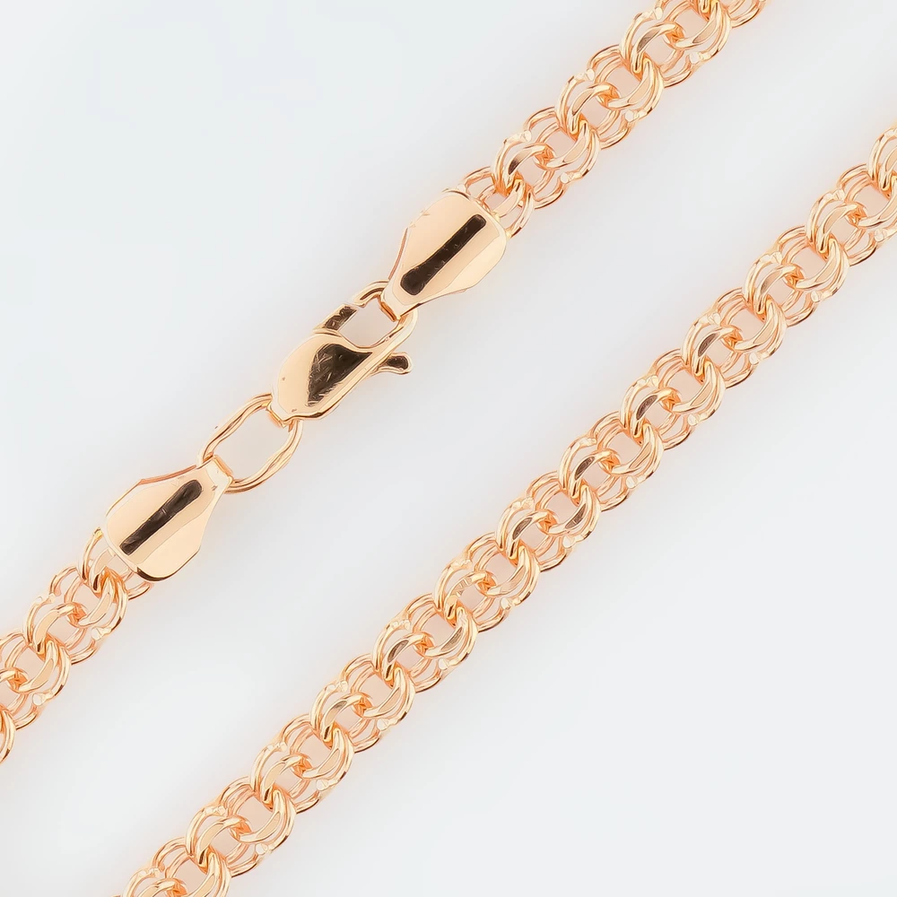 Браслет из красного золота 585 пробы