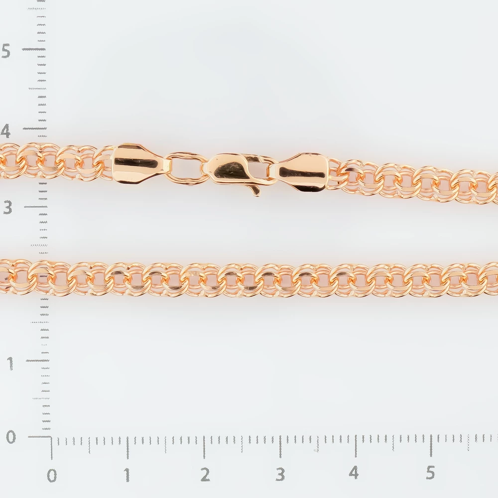 Браслет из красного золота 585 пробы