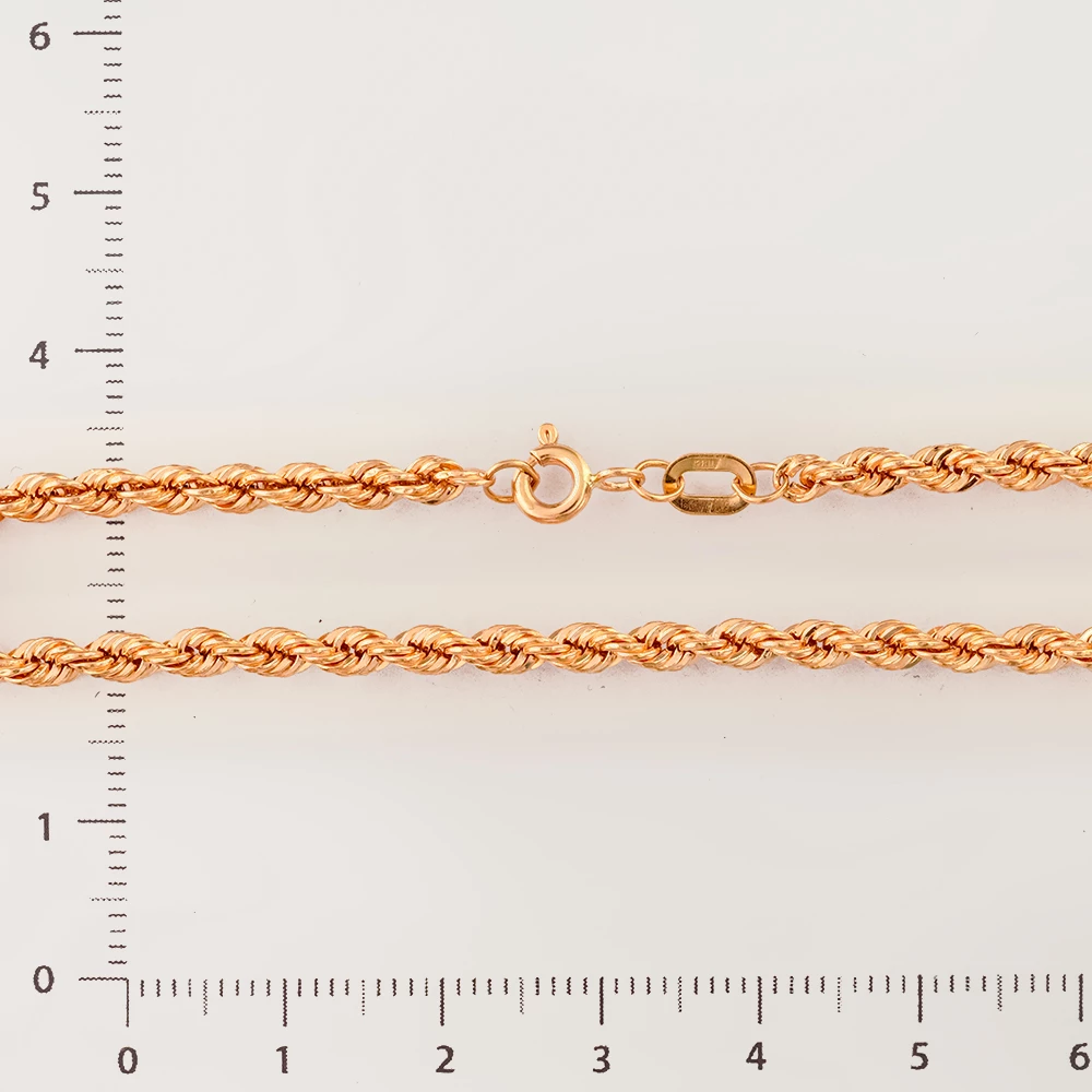 Браслет из красного золота 585 пробы