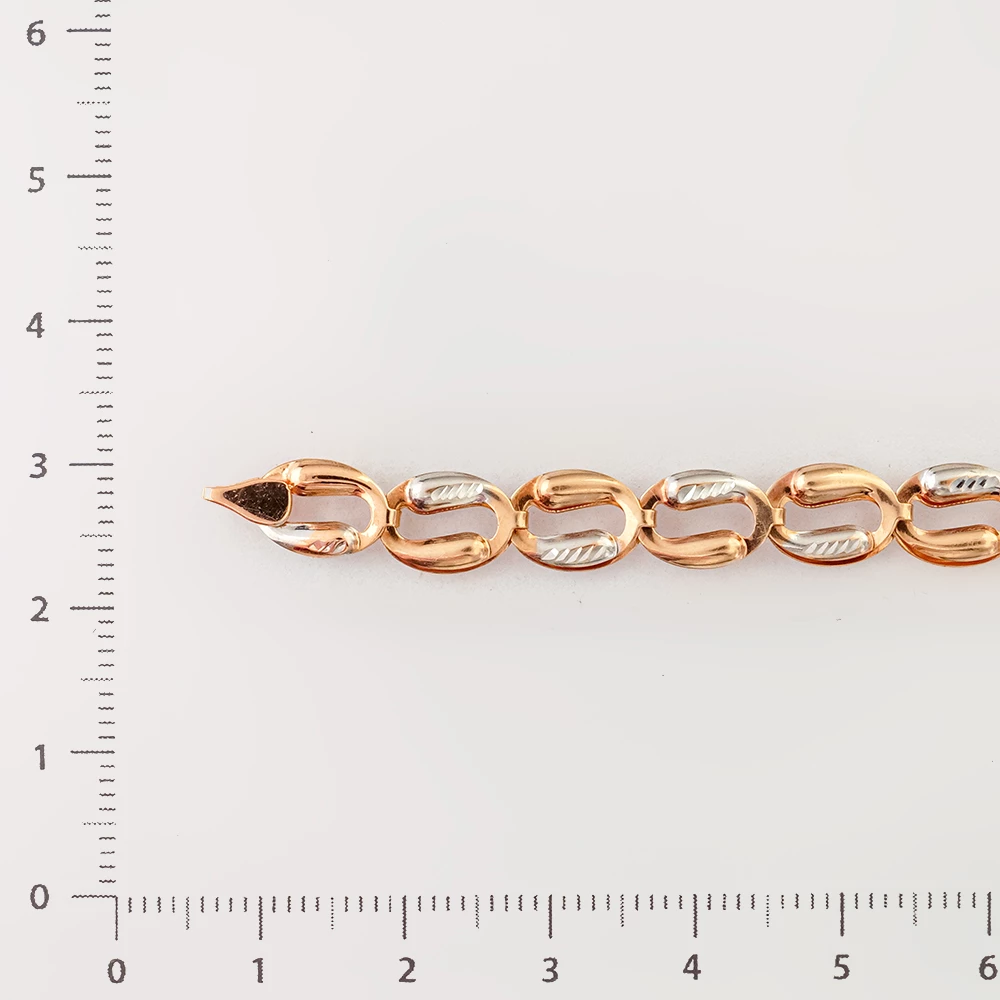 Браслет из красного золота 585 пробы