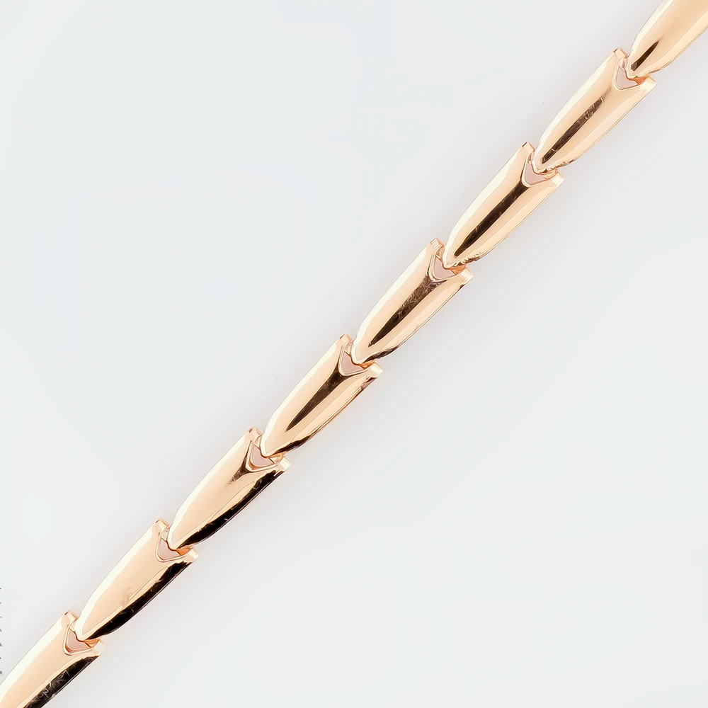 Браслет из красного золота 585 пробы