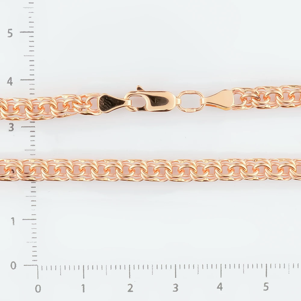 Браслет из красного золота 585 пробы