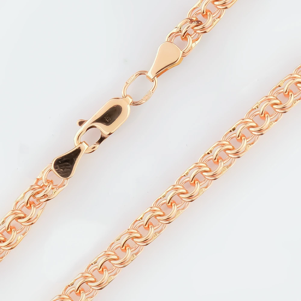 Браслет из красного золота 585 пробы