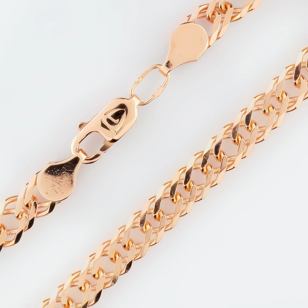 Браслет из красного золота 585 пробы